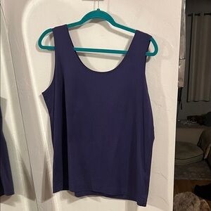 Chico's Deep Purple Tank Top